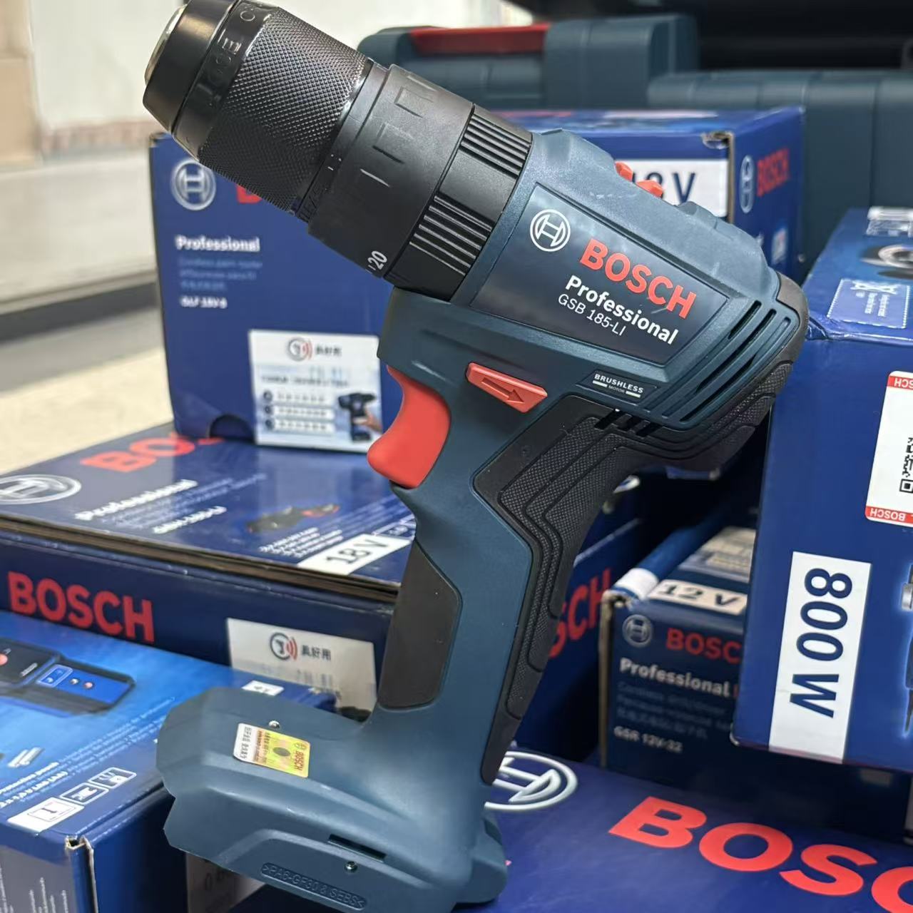 Brushless Cordless Electric Drill 18V - BOSCH GSB 185-LI Fırçasız Akülü Darbeli