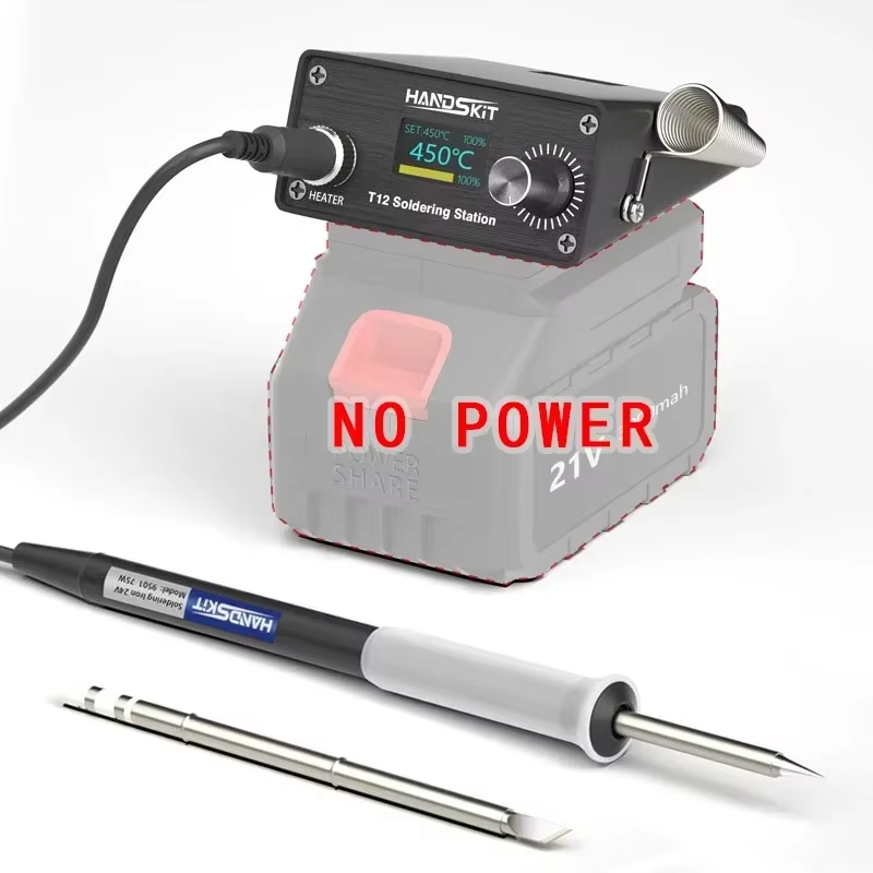 Digital Soldering Station T12 - LCD Sıcaklık Kontrollü T12 Dijital Lehimleme