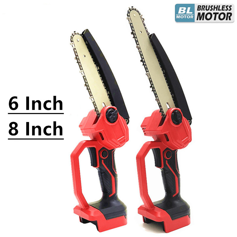 Mini Electric Chainsaw 6 Inch - Milwaukee 18V pil için 6/8 inç