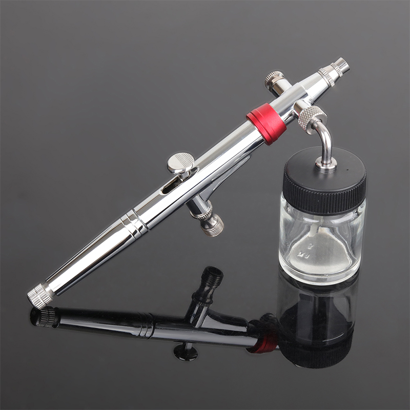 Airbrush Kit With Mini Compressor - Yüksek Kapasiteli Çift Etkili Döner Airbrush