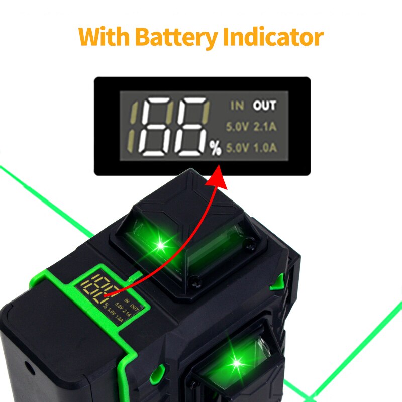 FEIDSIDE 16/12 satır 4D/3D laz - Laser Level 16 Lines 4D Green incelemesi ve fiyatı