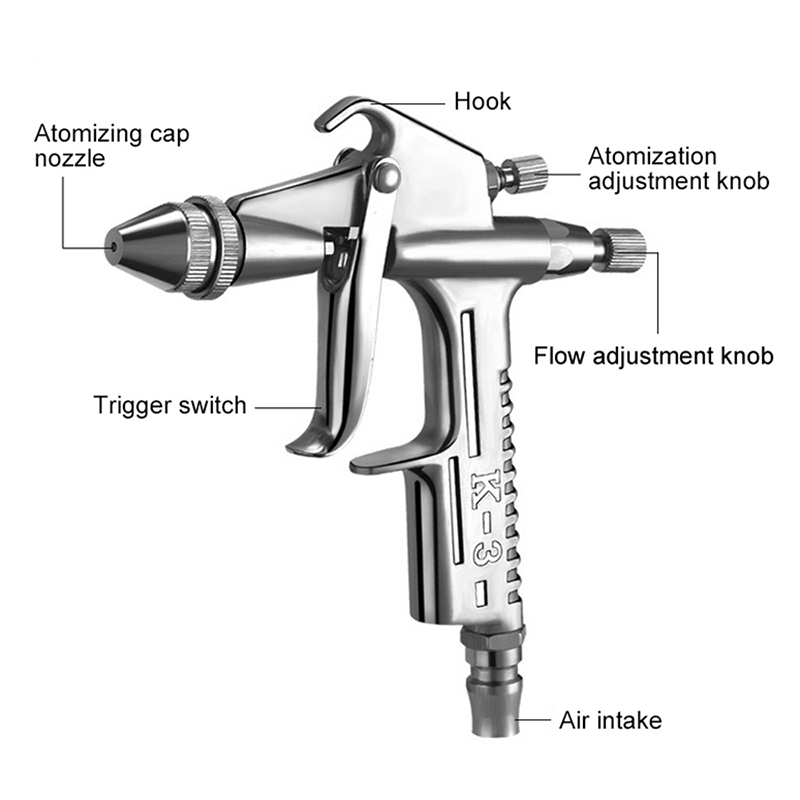 K-3 Mini boya hava püskürtme t - Airbrush Kit With Mini Compressor incelemesi ve fiyatı