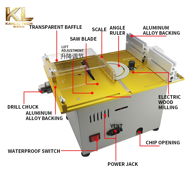 T7 Mini Masa Tipi Ahşap Kesme  - Mini Table Saw For Woodworking incelemesi ve fiyatı