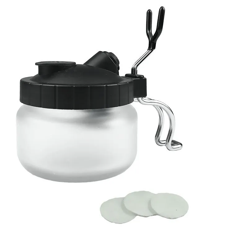 Airbrush temizleme Pot sabitle - Airbrush Kit With Mini Compressor incelemesi ve fiyatı