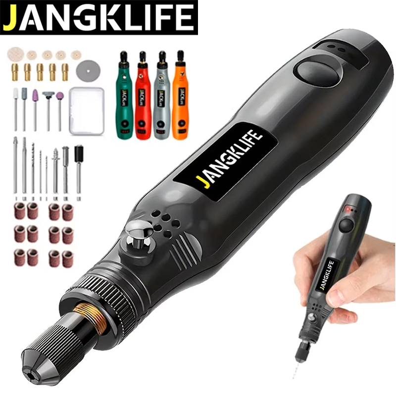 JANGKLIFE USB Akülü Döner Alet - Cordless Rotary Tool Kit Accessories incelemesi ve fiyatı