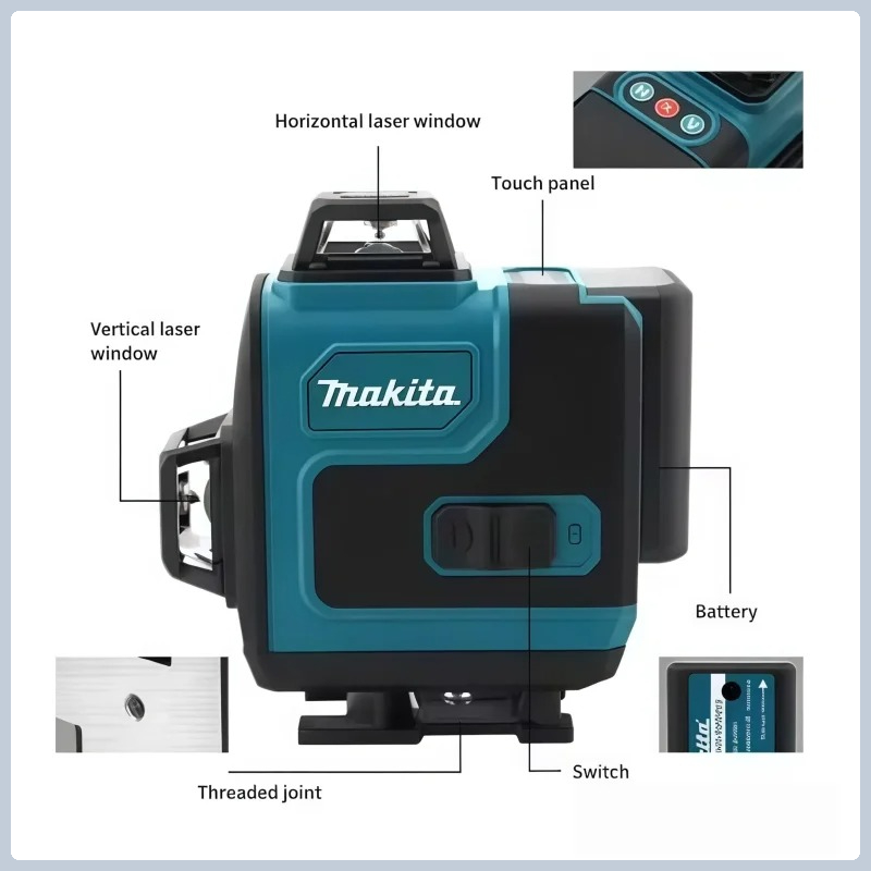 Orijinal Makita Safe Çoklu Kor - Laser Level 16 Lines 4D Green incelemesi ve fiyatı