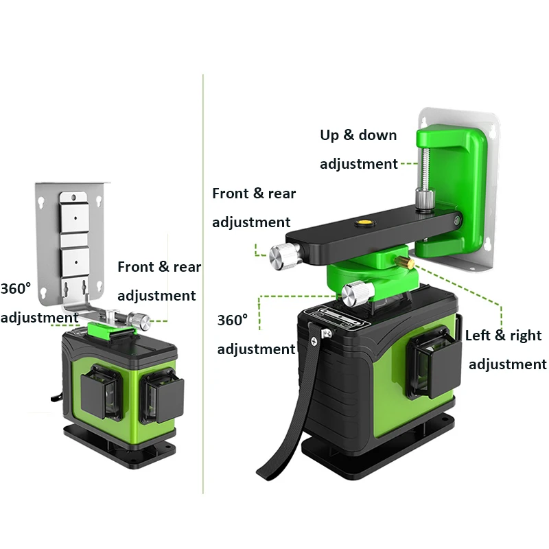 Yeşil Lazer Diyot 16 Çizgili 4 - Laser Level 16 Lines 4D Green incelemesi ve fiyatı