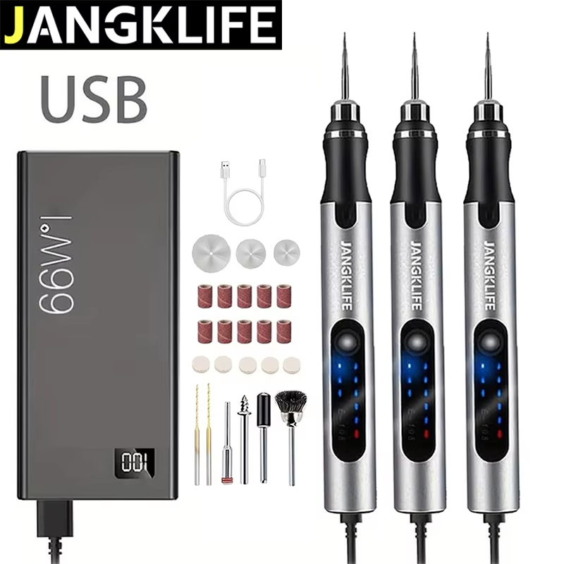 JANGKLIFE USB Şarjlı Döner Ale - Cordless Rotary Tool Kit Accessories incelemesi ve fiyatı